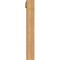 Ekena Millwork Traditional Slat Smooth Bracket w/ Offset Brace, Western Red Cedar, 5 1/2"W x 28"D x 40"H BKT0604X28X40TRA06SWR - alternate 3
